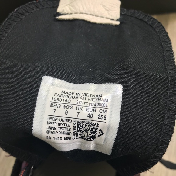 NWT Converse Ctas 70HI NY Spotted JACQ W AUTHENTIC - Picture 8 of 8